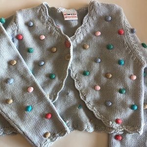 Cutest little popcorn cardigan